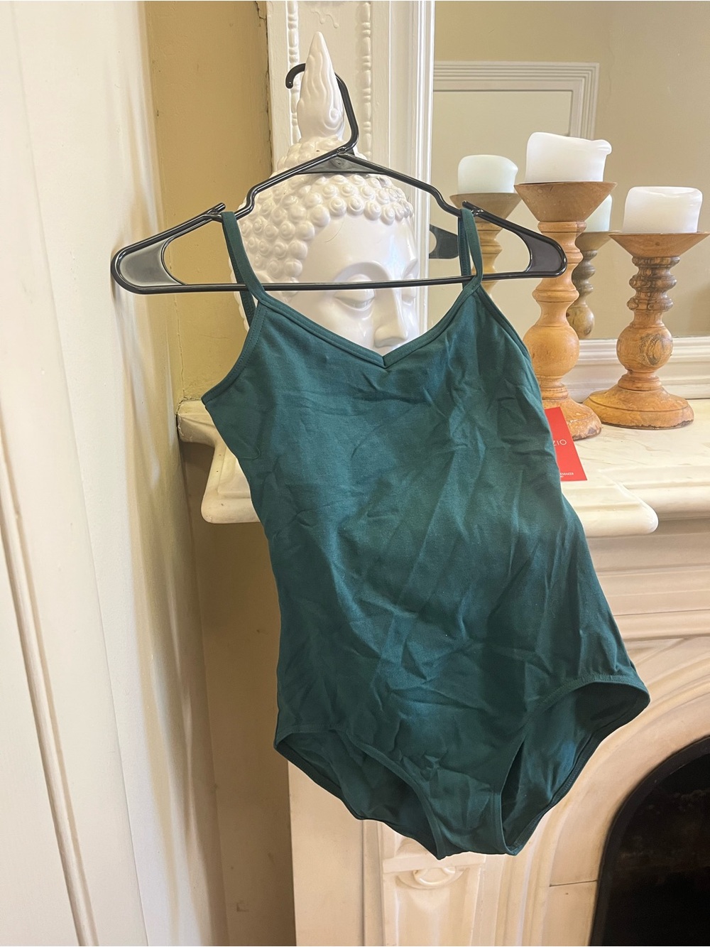 Capezio Emerald Green Camisole Dance Leotard Bodysuit